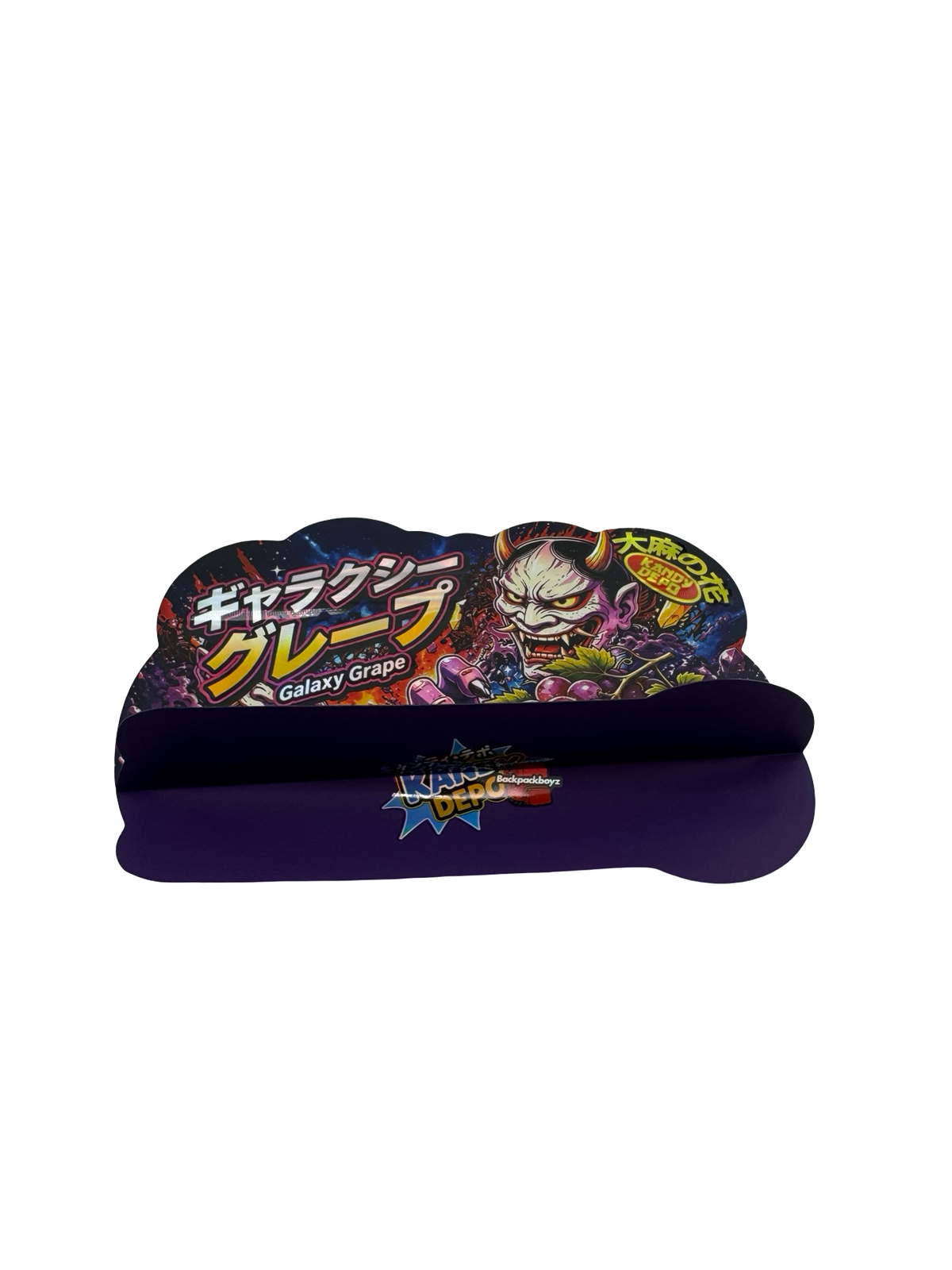 Galaxy Grape Kandy Depo mylar bag printed gusset