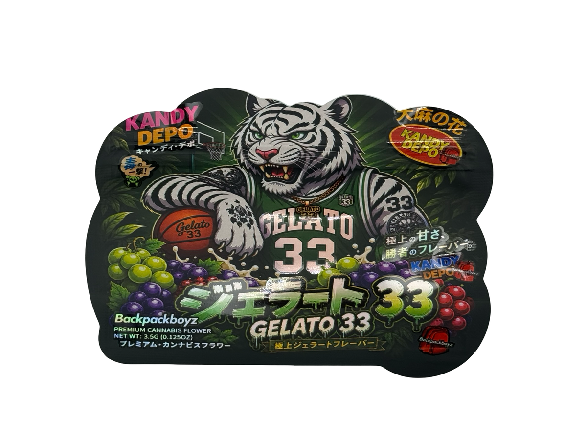 Gelato 33 Mylar Bags 3.5g Kandy Depo (Only $0.21 Each) — front