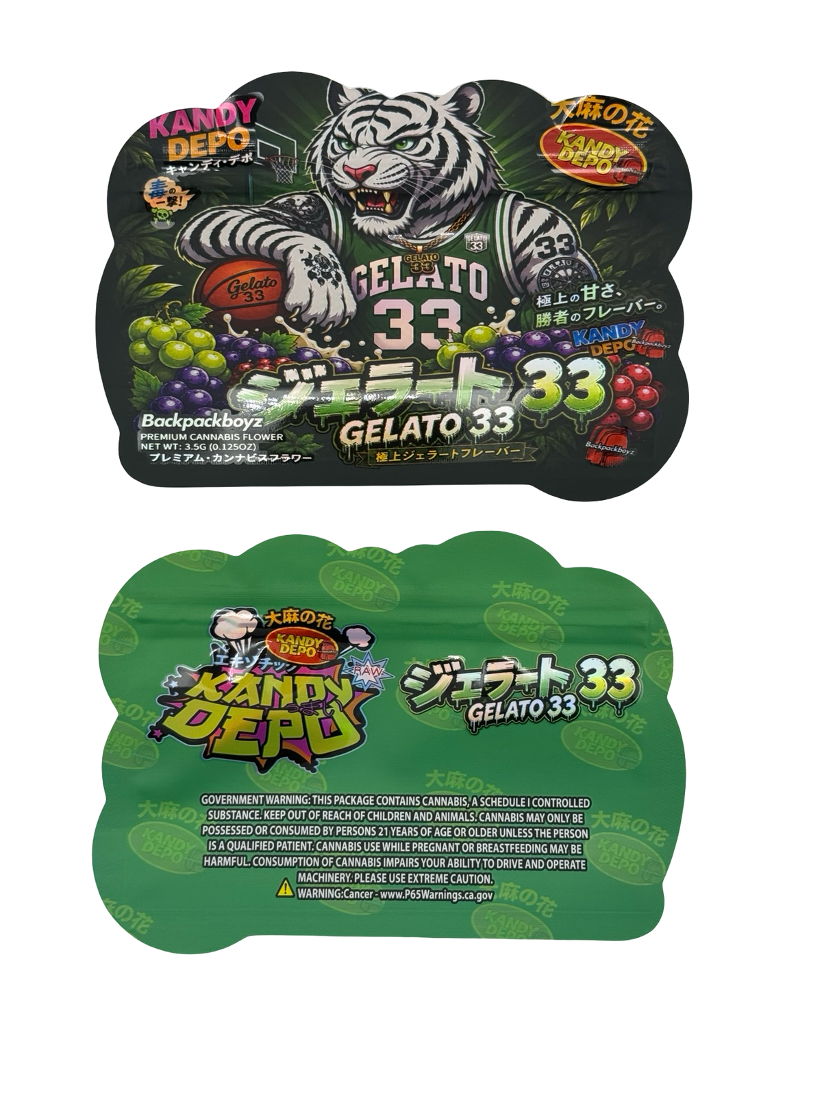 Gelato 33 Mylar Bags 3.5g Kandy Depo (Only $0.21 Each) — group shot