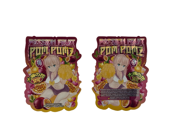Passion Fruit Pom Pomz mylar bag