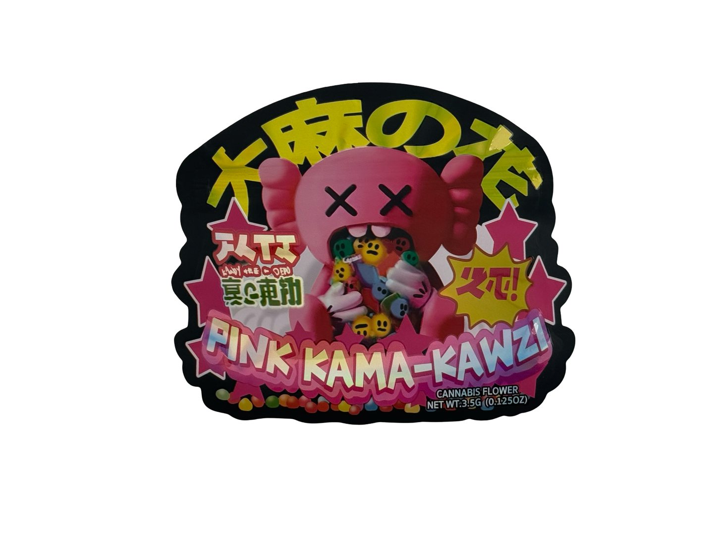 Pink Kama-Kawzi mylar bag