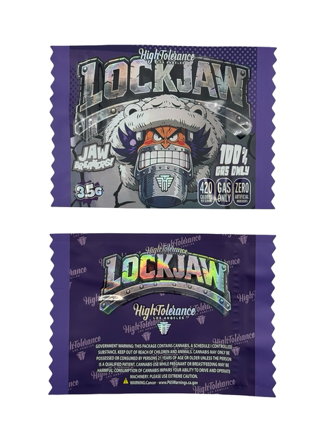 Lockjaw 3.5g Mylar Bags High Tolerance (Only $0.21 Each) — group shot