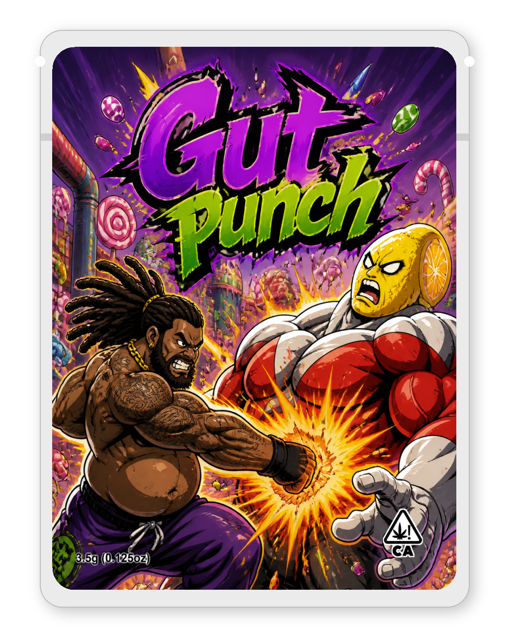 Gut punch Design 3 — Front