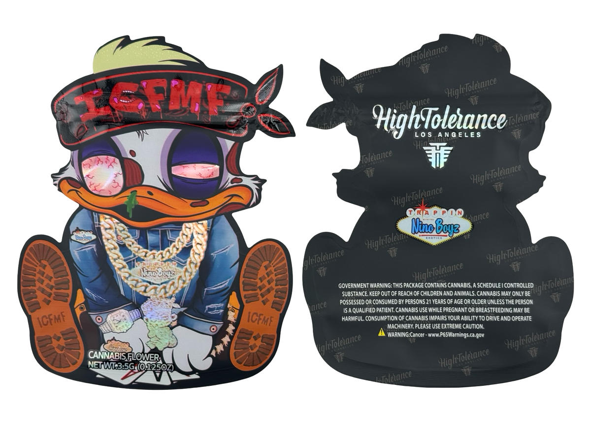 Nino Boyz ICFMF 3.5g Mylar Bags High Tolerance — group shot