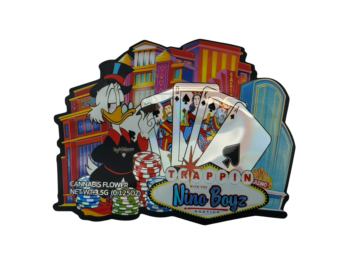 Nino Boyz Red Card Edition 3.5g Mylar Bags High Tolerance — front