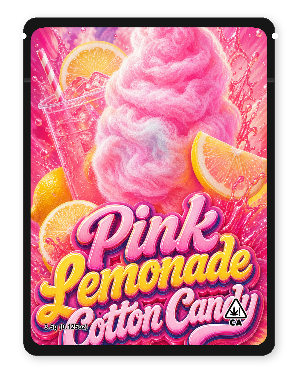 Pink Lemonade Cotton Candy — Front