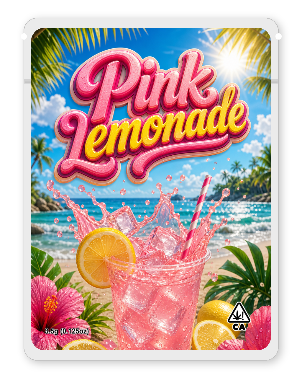 Pink lemonade — Front