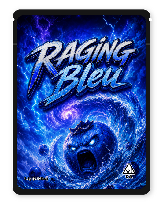 Raging Bleu — Front