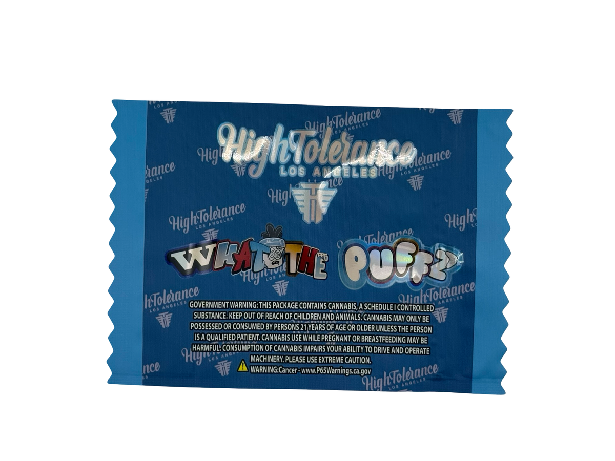 What the Puff 3.5g Mylar Bags High Tolerance (Only $0.21 Each) — back