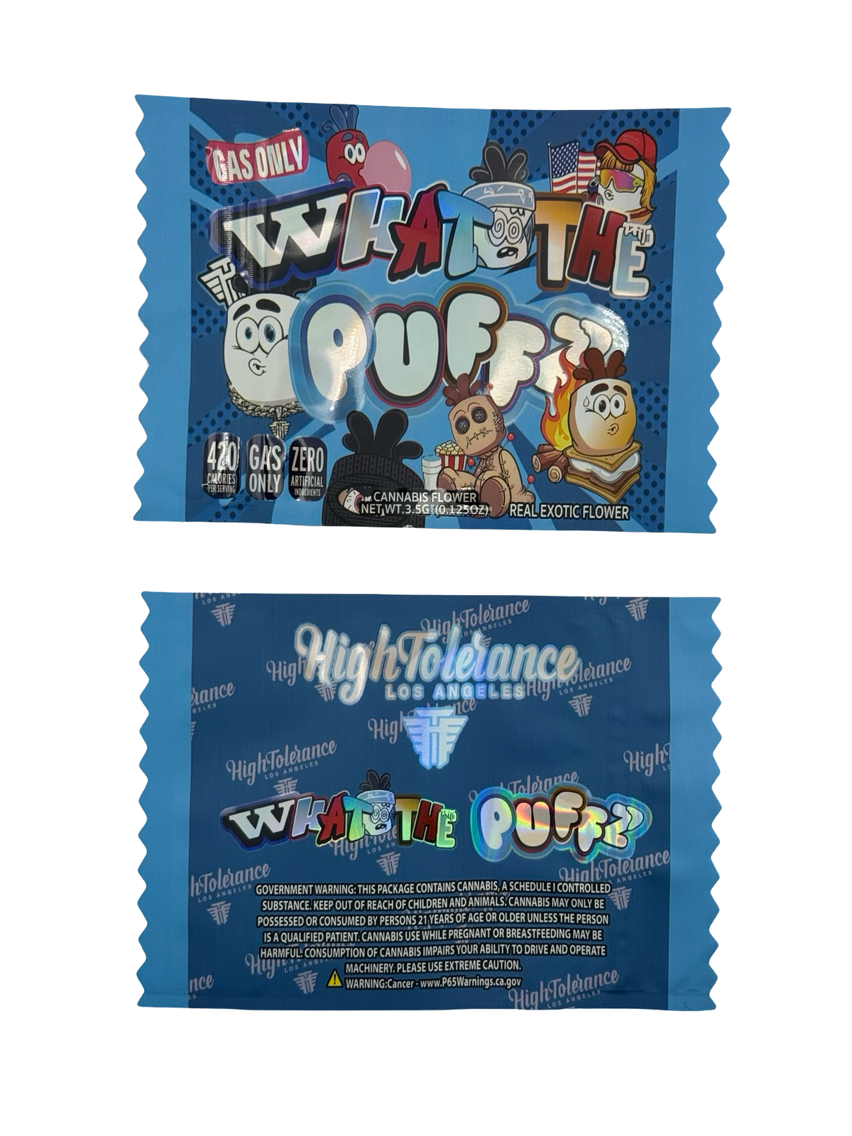 What the Puff 3.5g Mylar Bags High Tolerance (Only $0.21 Each) — group shot