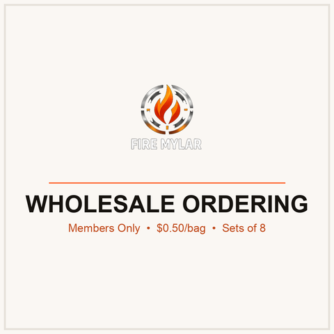 Wholesale Ordering — Sticker Mylar Bags (Members Only) | Fire Mylar